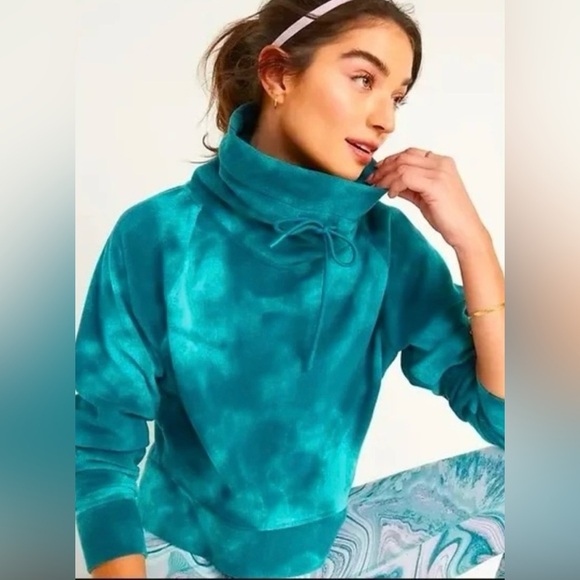 Old Navy Teal Cowl Neck Sweater - Picture 1 of 8